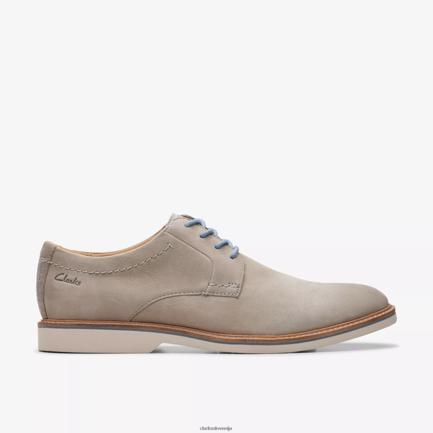 atticus lt čipka D0T6P6718 sivi nubuk Clarks