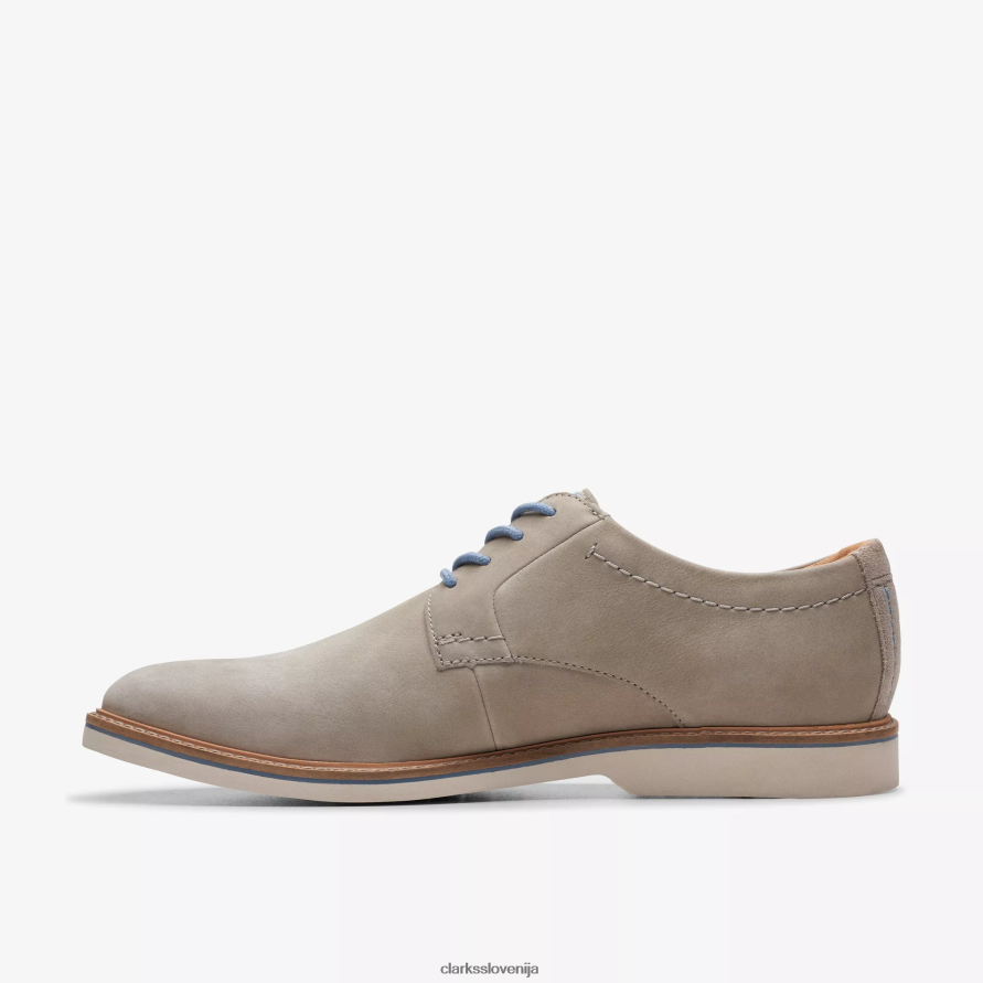 atticus lt čipka D0T6P6718 sivi nubuk Clarks