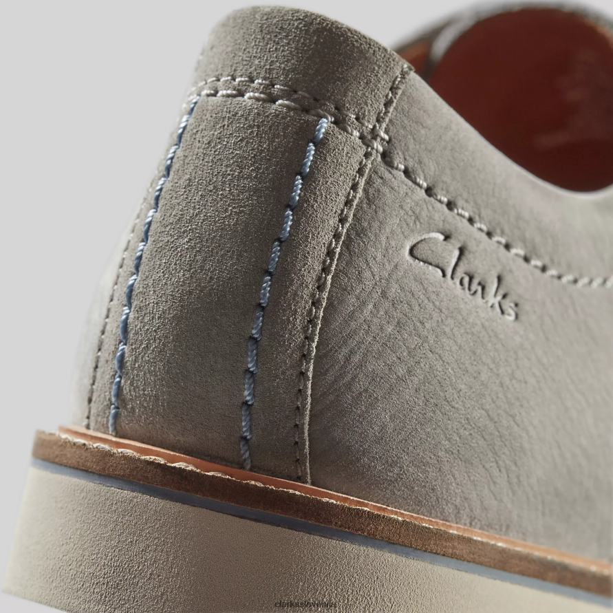 atticus lt čipka D0T6P6718 sivi nubuk Clarks