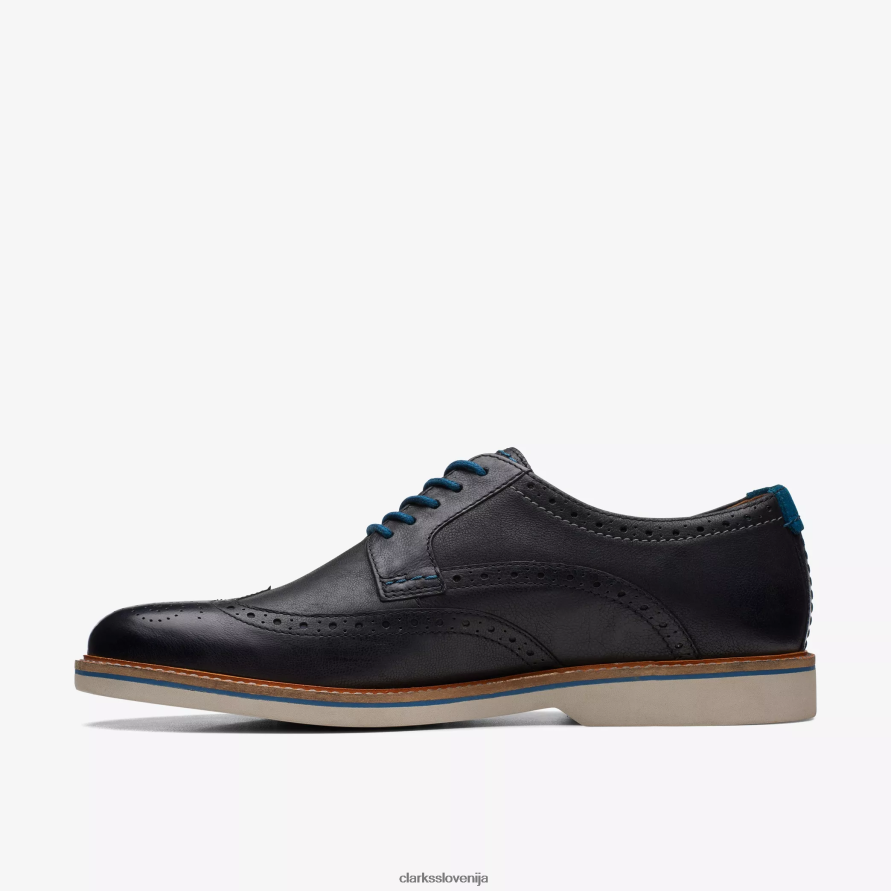 atticus lt limit D0T6P6711 črno usnje Clarks