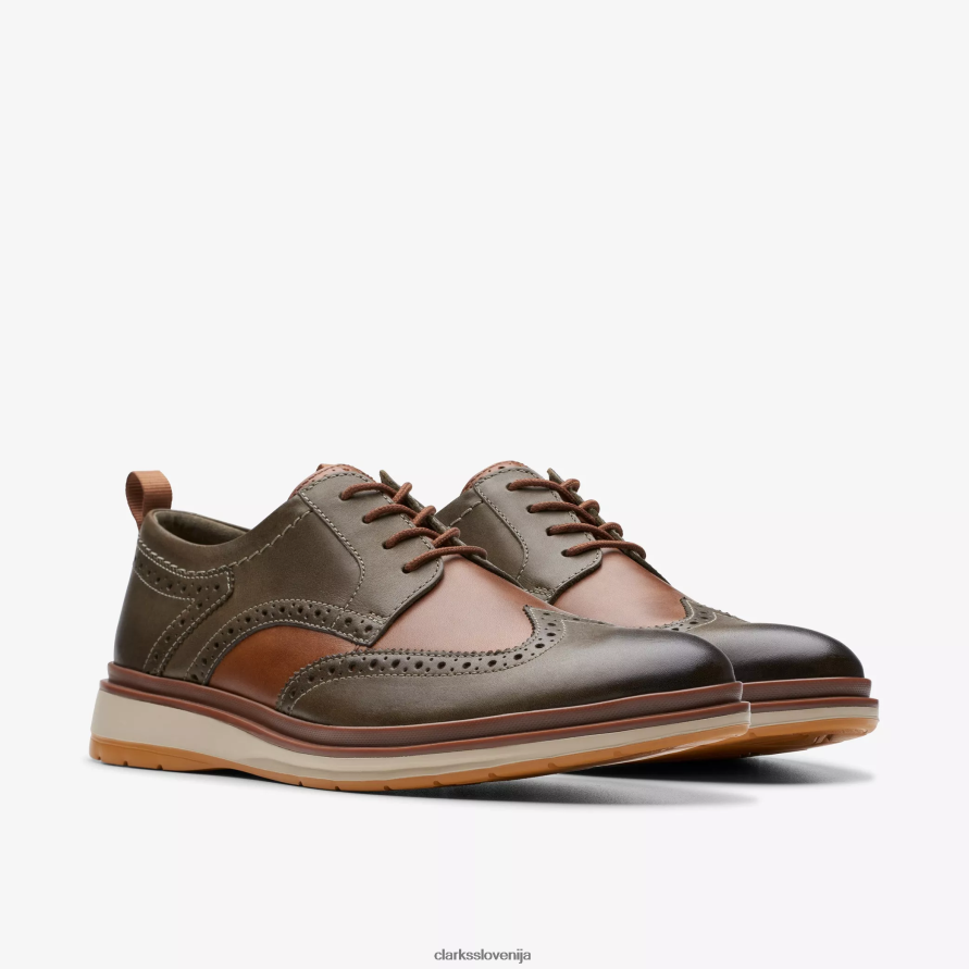 krilo kantarije D0T6P6717 temno olivna kombinacija Clarks