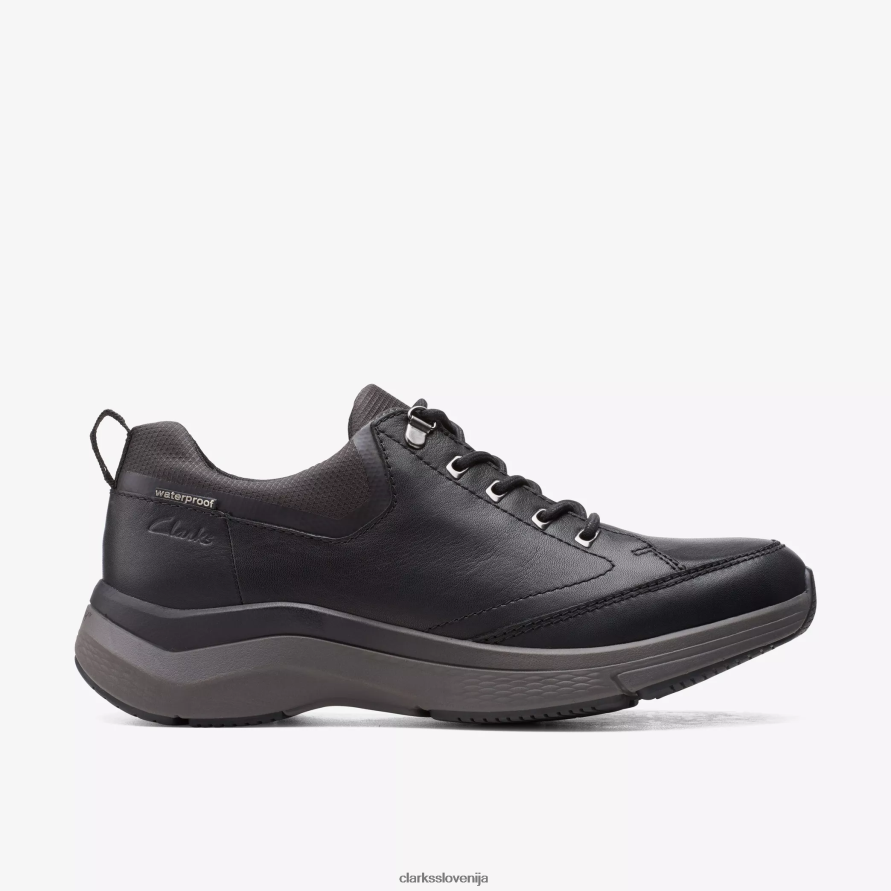 val 2.0 vibe D0T6P6850 črno usnje Clarks