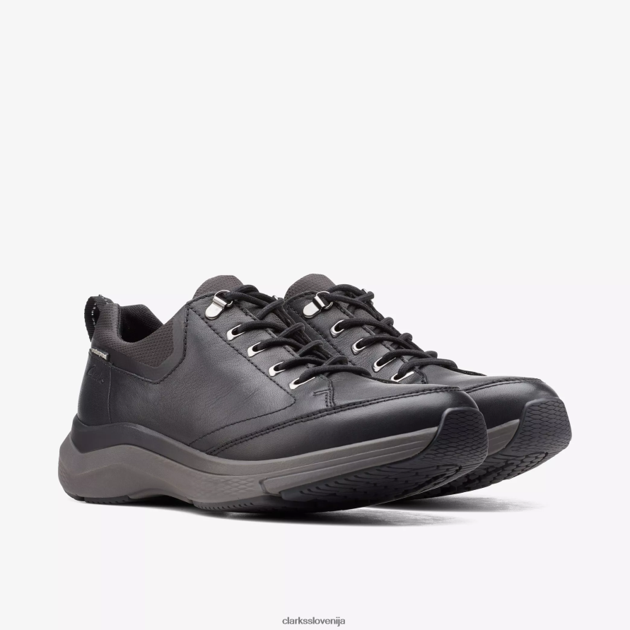 val 2.0 vibe D0T6P6850 črno usnje Clarks