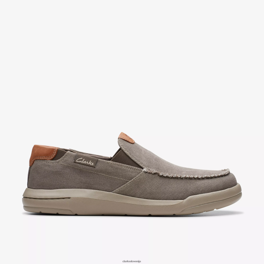 driftlite korak D0T6P6898 taupe platno Clarks