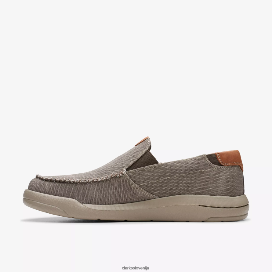 driftlite korak D0T6P6898 taupe platno Clarks