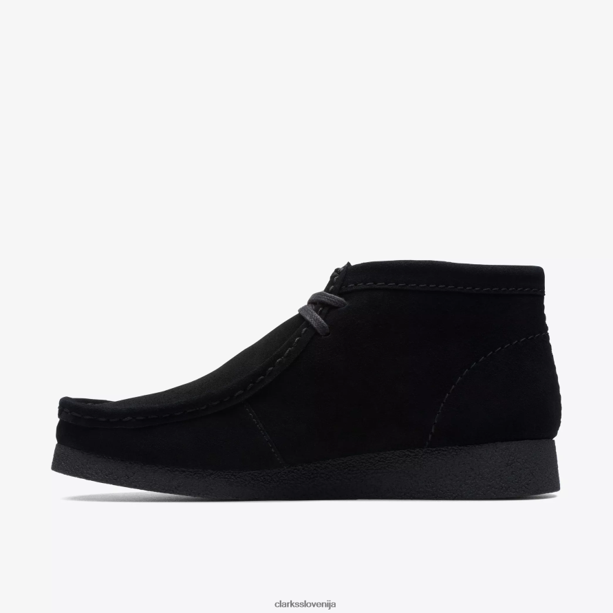 škorenj wallabee evo D0T6P6912 črni semiš Clarks