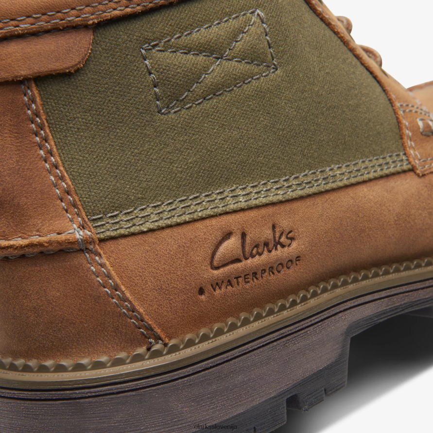 maplewalk moc D0T6P6909 rjava kombinacija Clarks