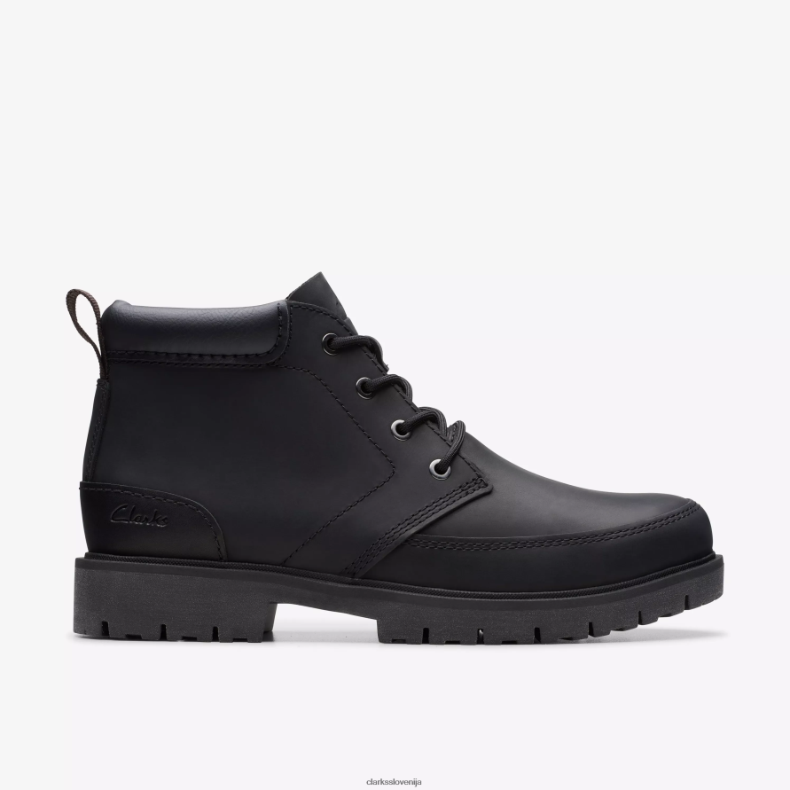 rossdale mid D0T6P6902 črno usnje Clarks