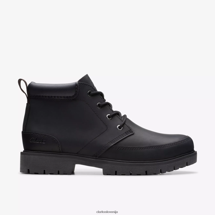 rossdale mid D0T6P6902 črno usnje Clarks