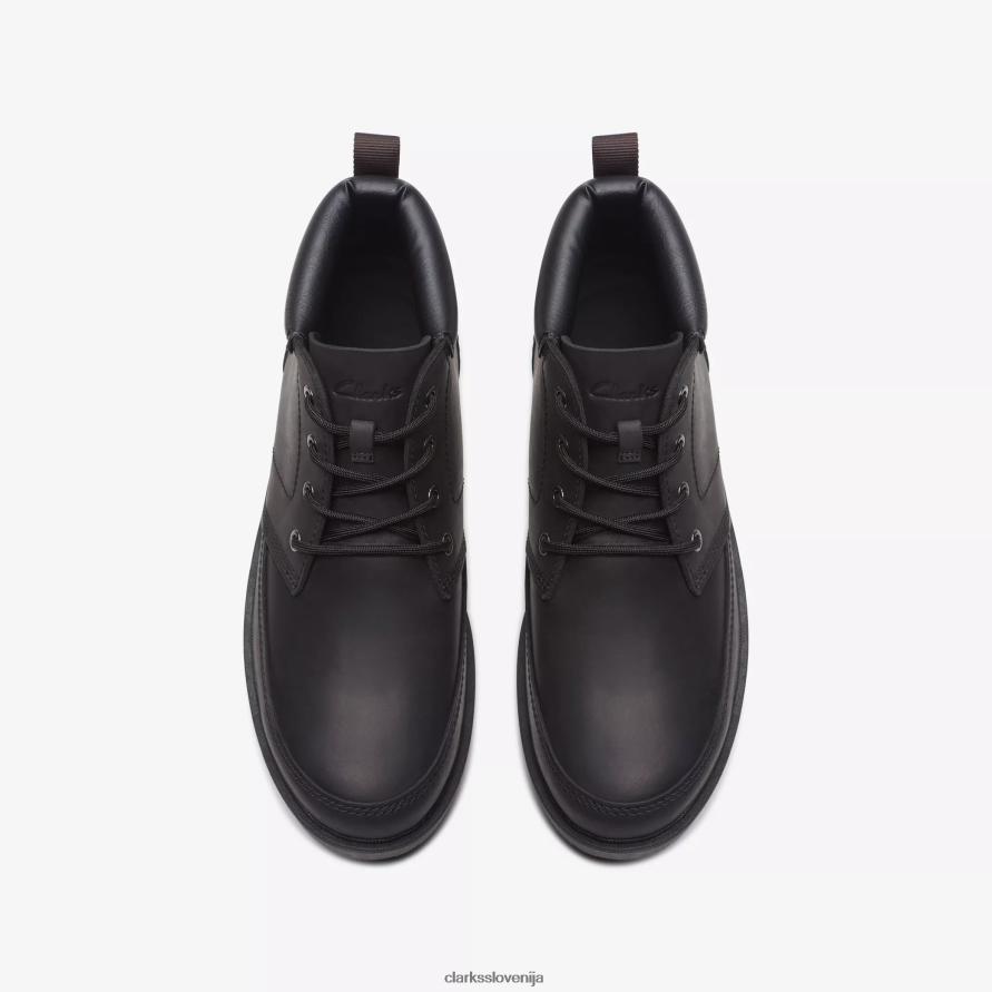 rossdale mid D0T6P6902 črno usnje Clarks