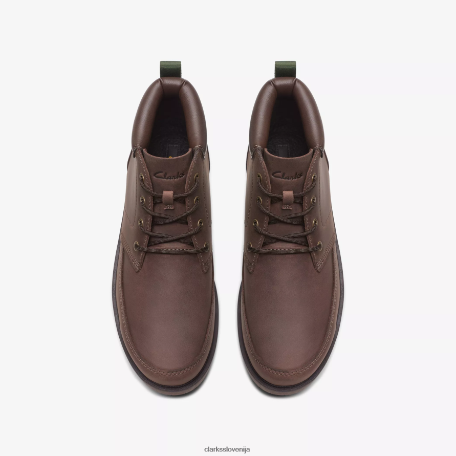 rossdale mid D0T6P6903 rjavo toplo podloženo usnje Clarks