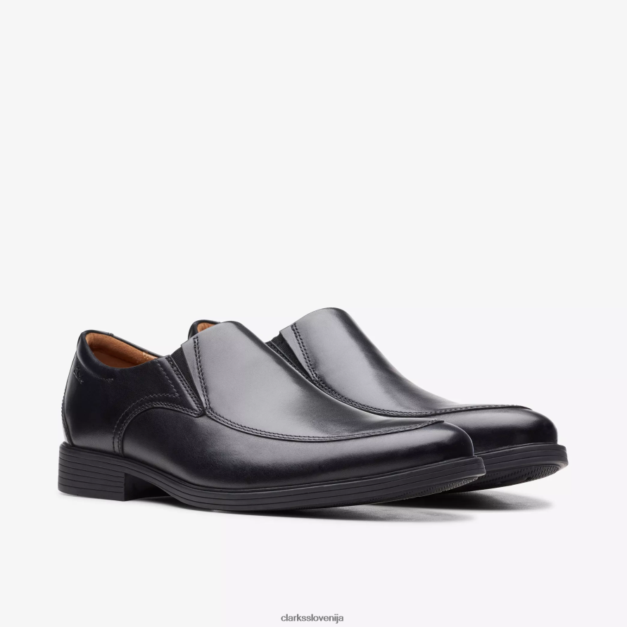 whiddonov korak D0T6P6791 črno usnje Clarks