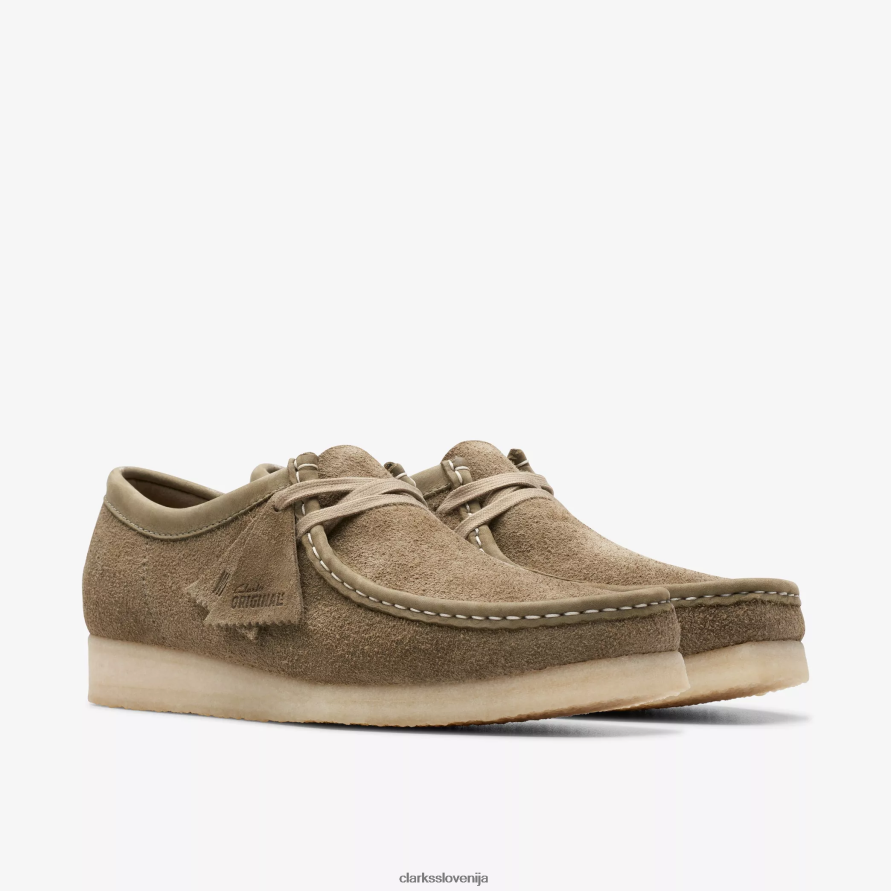 wallabee D0T6P6662 bledo kaki semiš Clarks