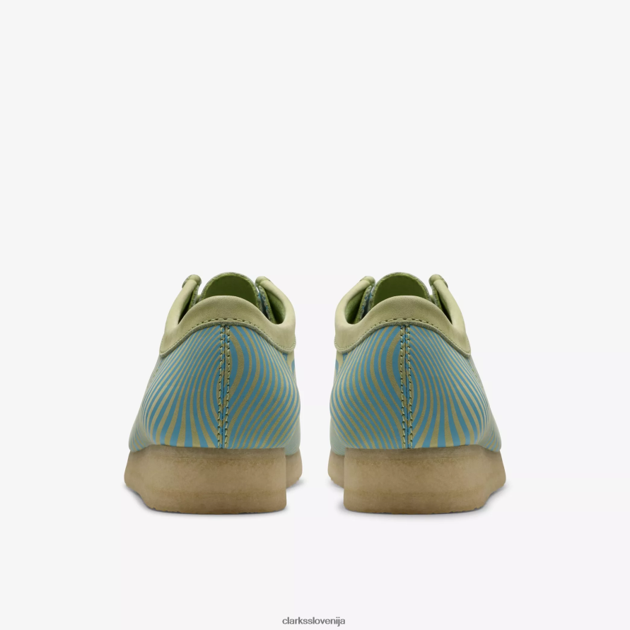 wallabee D0T6P6673 modri/limeta tisk Clarks