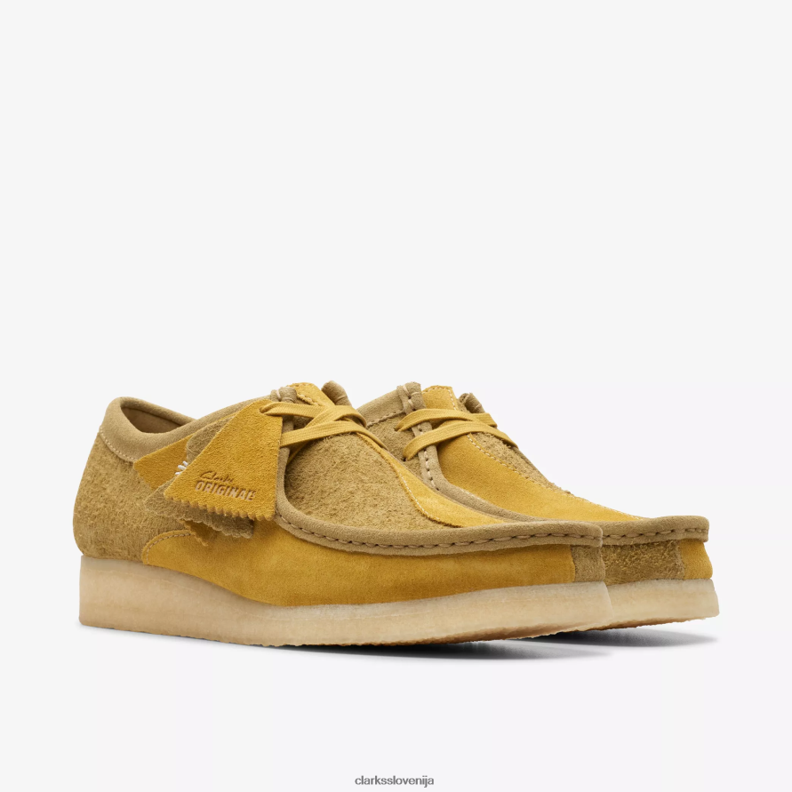 wallabee D0T6P6675 olivna kombinacija Clarks