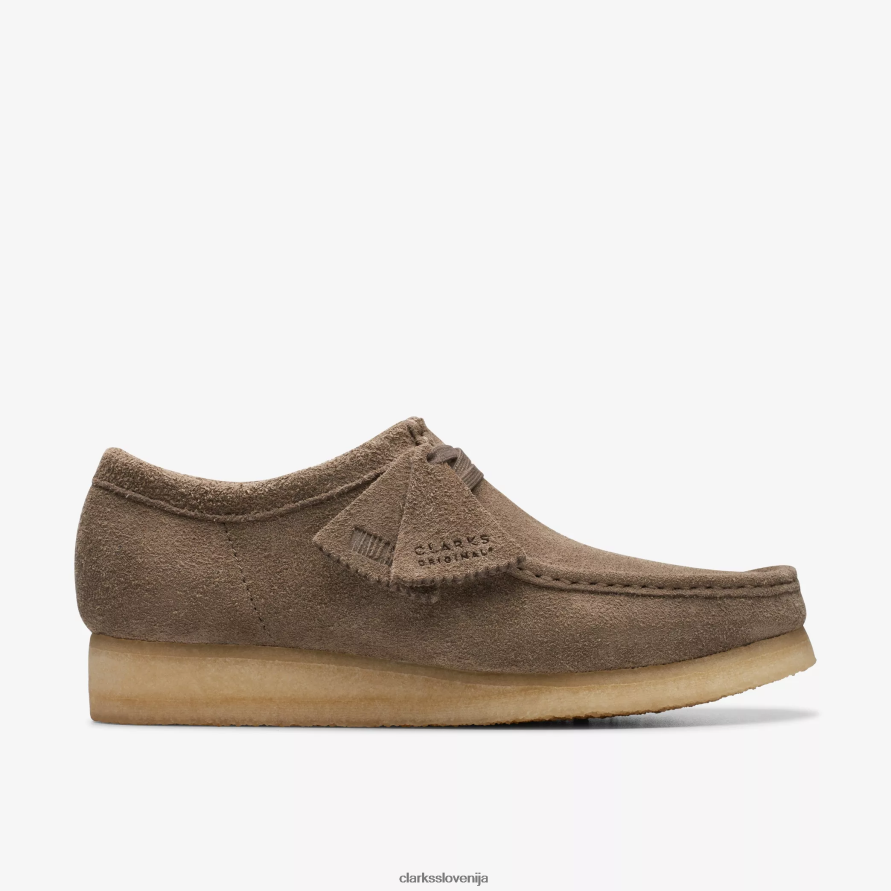 wallabee D0T6P6683 temno siv semiš Clarks