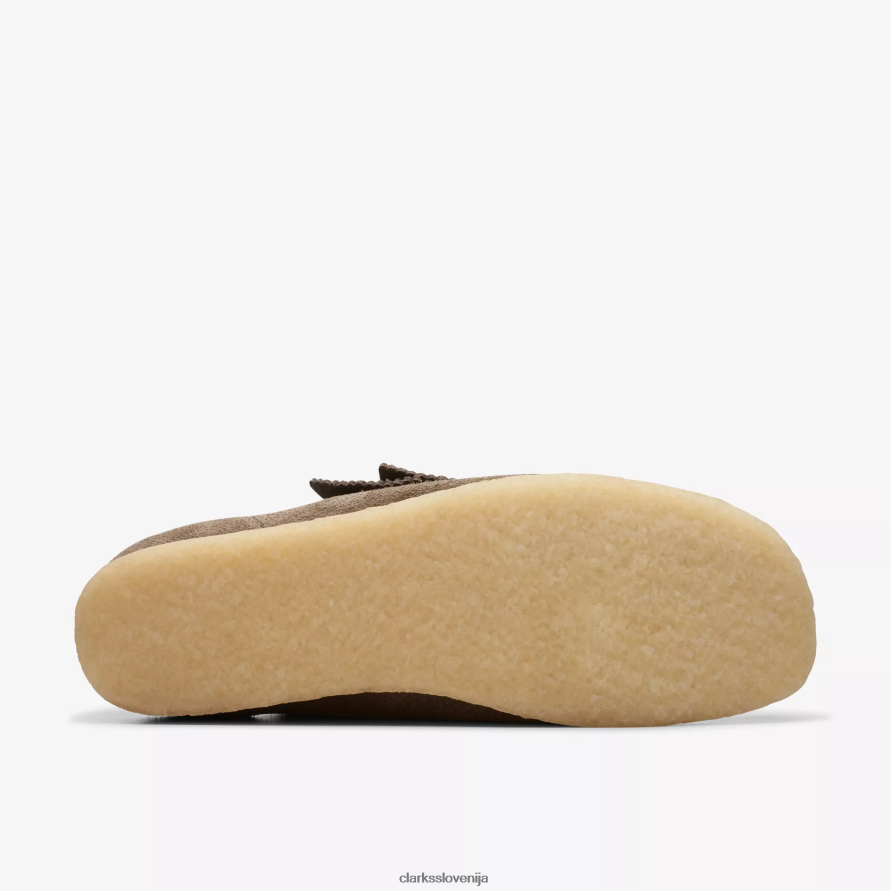 wallabee D0T6P6683 temno siv semiš Clarks