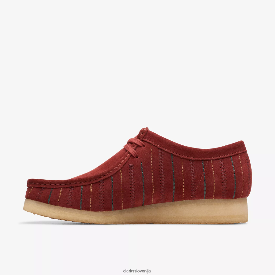 wallabee D0T6P6690 bordo kombinacija Clarks