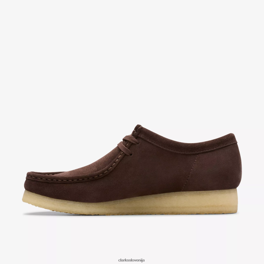 wallabee D0T6P6696 temno rjav semiš Clarks