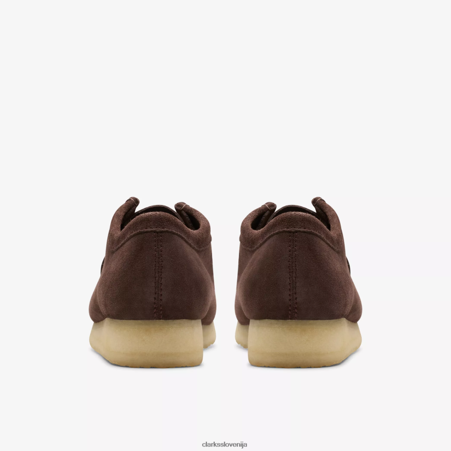 wallabee D0T6P6696 temno rjav semiš Clarks