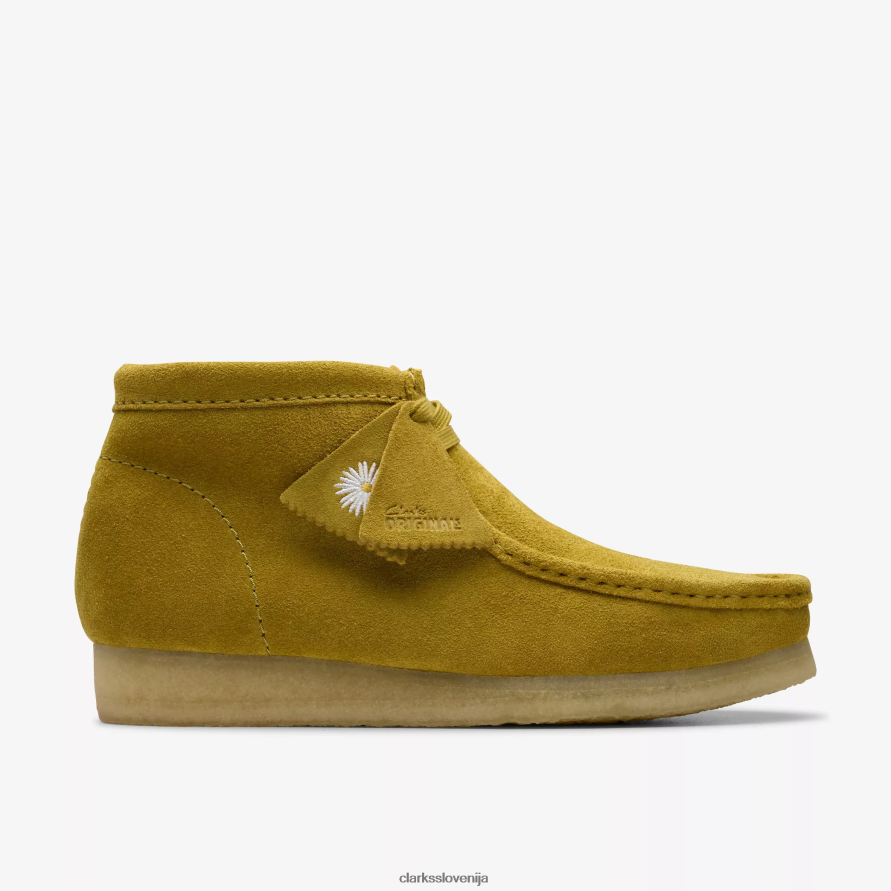 wallabee škorenj D0T6P6666 olivno semiša Clarks