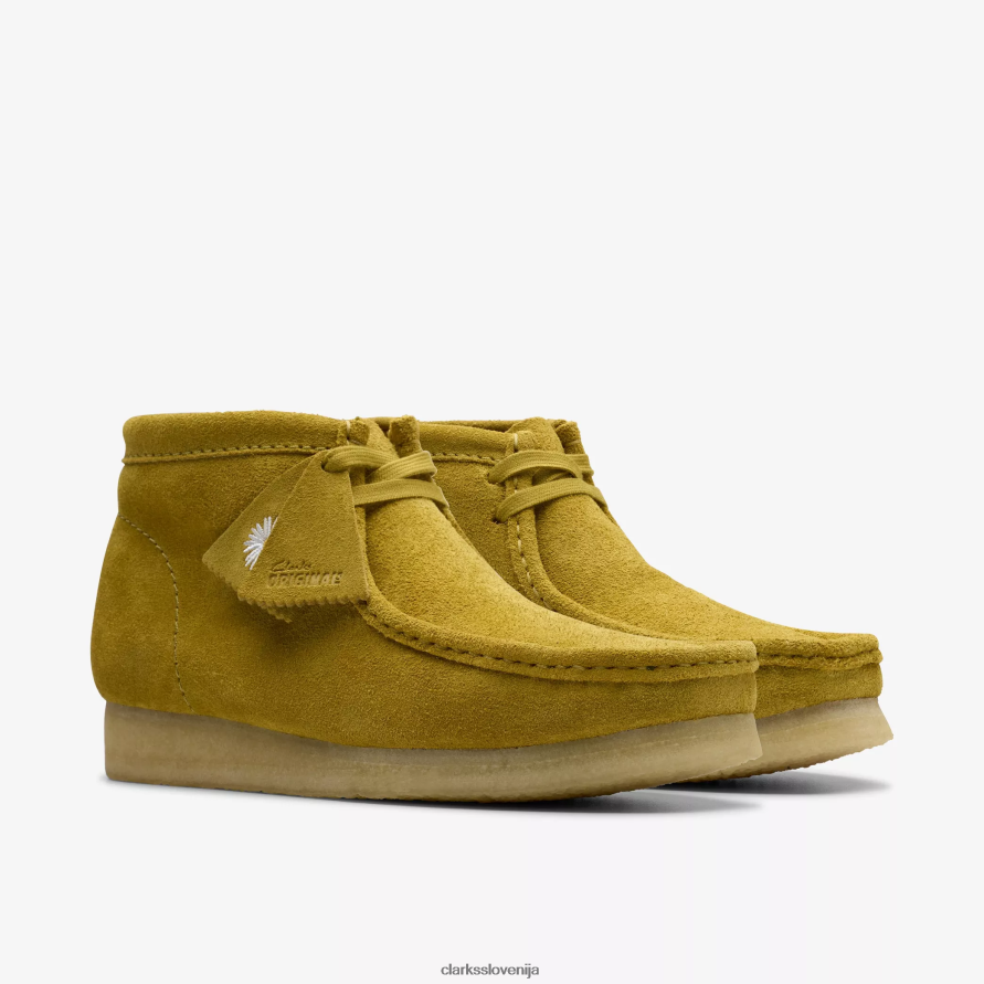 wallabee škorenj D0T6P6666 olivno semiša Clarks