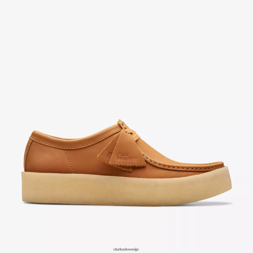 wallabee skodelica D0T6P6677 srednje rumeno usnje Clarks