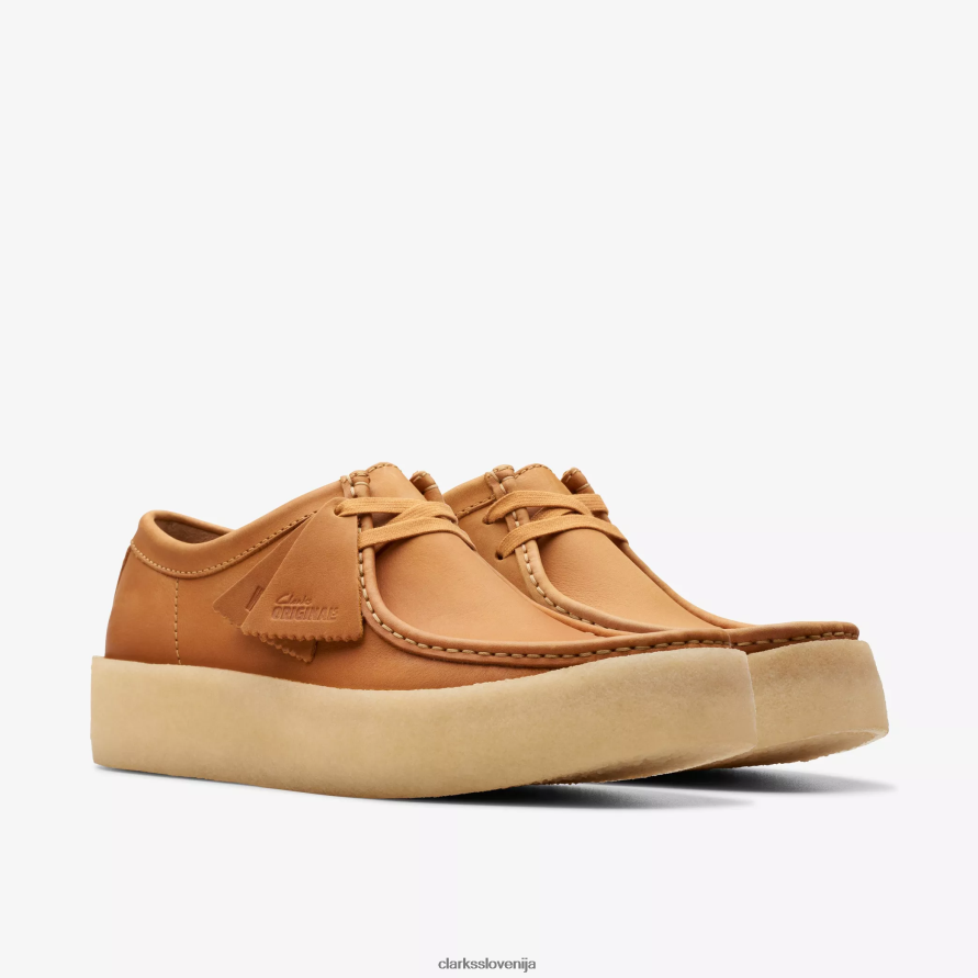 wallabee skodelica D0T6P6677 srednje rumeno usnje Clarks