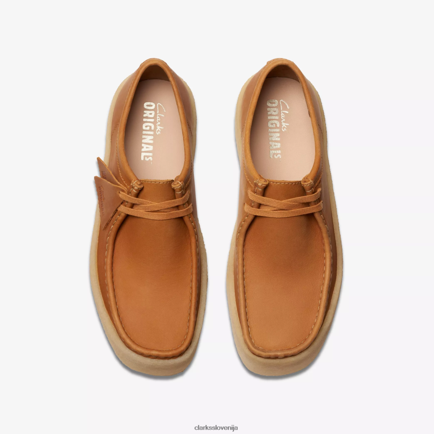 wallabee skodelica D0T6P6677 srednje rumeno usnje Clarks