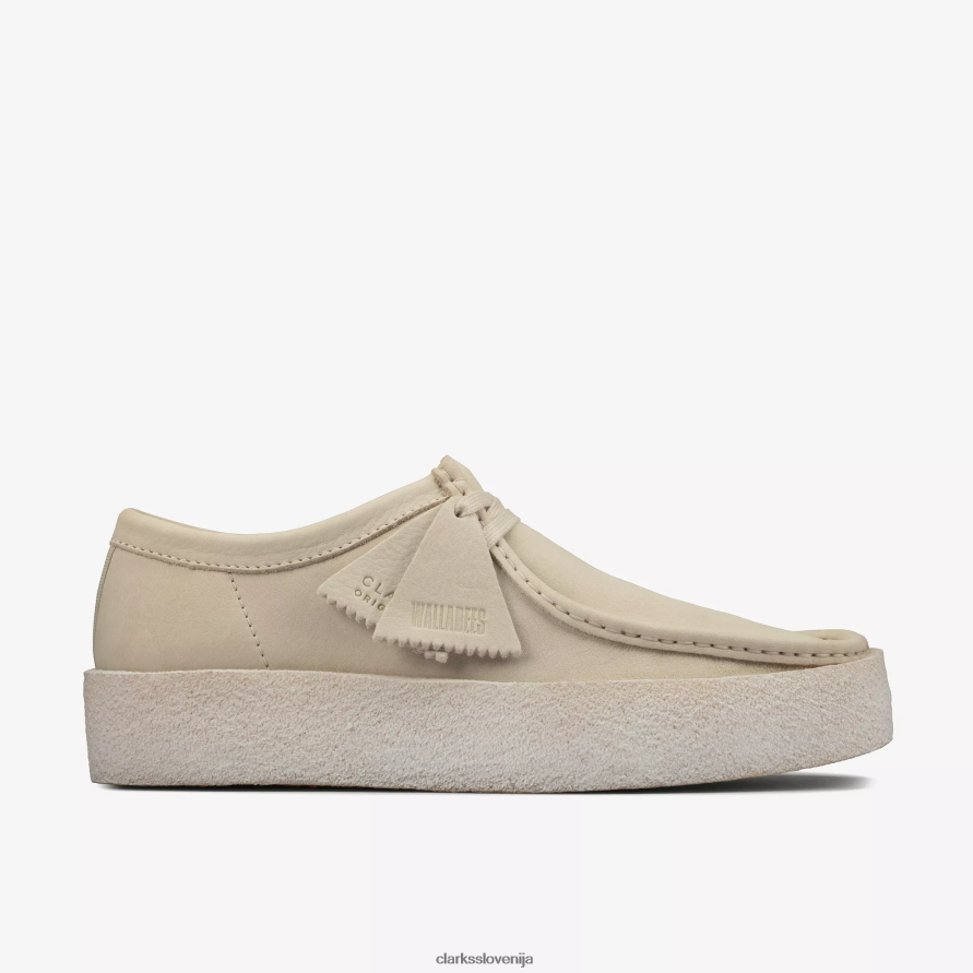 wallabee skodelica D0T6P6680 beli nubuk Clarks