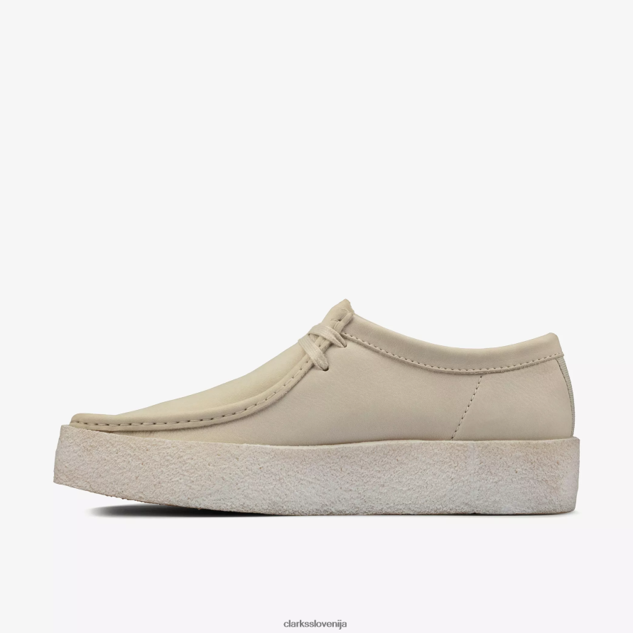 wallabee skodelica D0T6P6680 beli nubuk Clarks