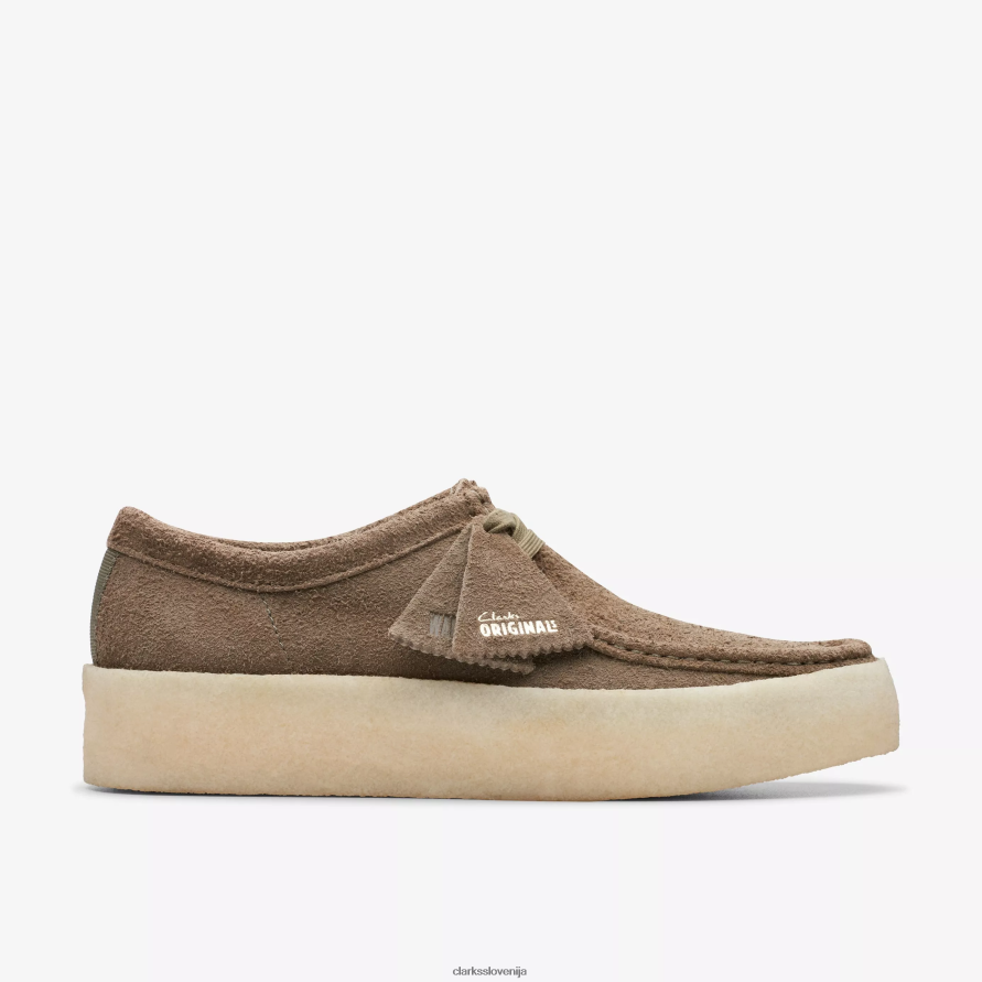 wallabee skodelica D0T6P6682 bledo kaki semiš Clarks