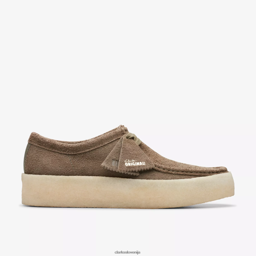 wallabee skodelica D0T6P6682 bledo kaki semiš Clarks