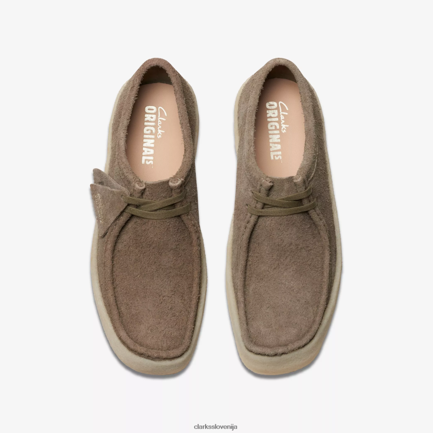 wallabee skodelica D0T6P6682 bledo kaki semiš Clarks