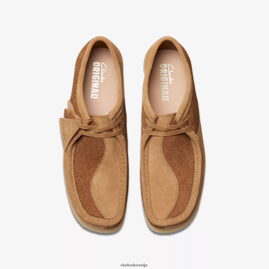 wallabee tan kombinacija D0T6P6676 nedoločeno Clarks