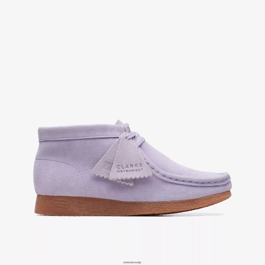 wallabee škorenj starejši D0T6P6976 lila semiša Clarks