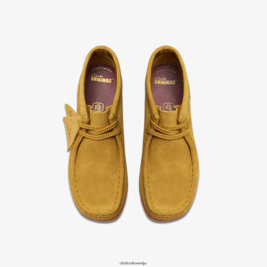 wallabee škorenj starejši D0T6P6980 temno olivno Clarks