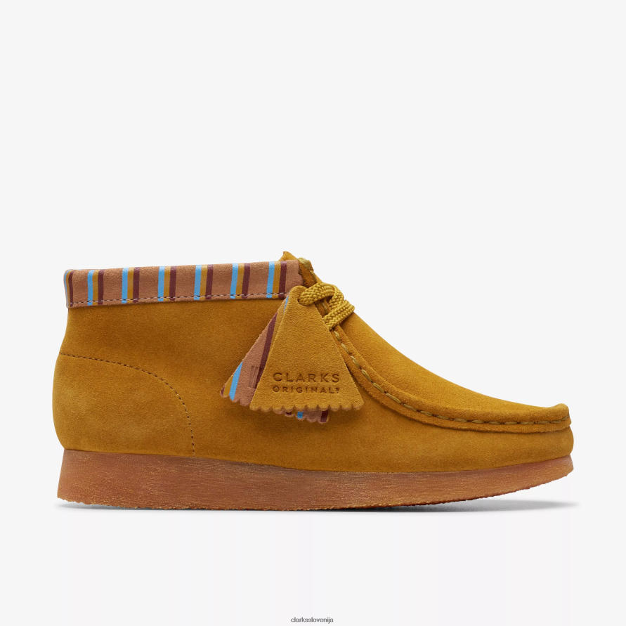 wallabee škorenj starejši D0T6P6991 gorčica Clarks