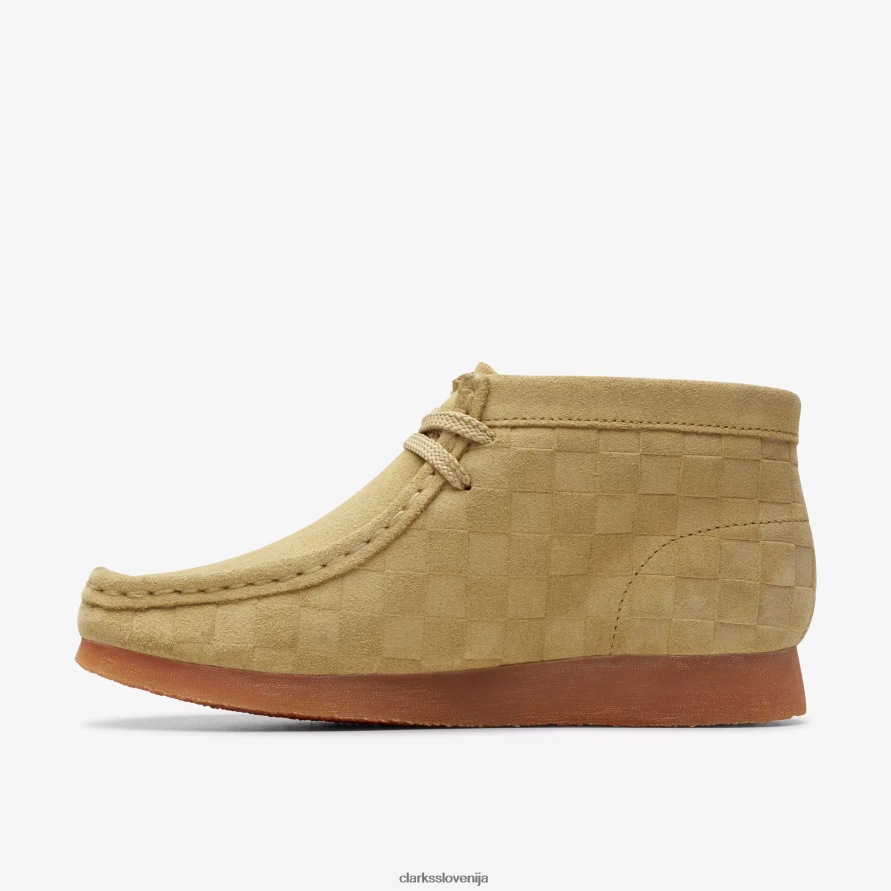 wallabee škorenj starejši D0T6P6994 bež karo Clarks