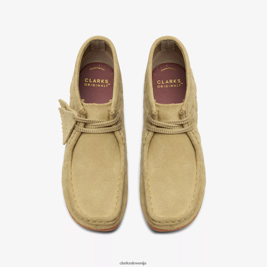 wallabee škorenj starejši D0T6P6994 bež karo Clarks