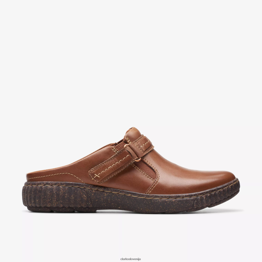 caroline may D0T6P6597 temno rjavo usnje Clarks