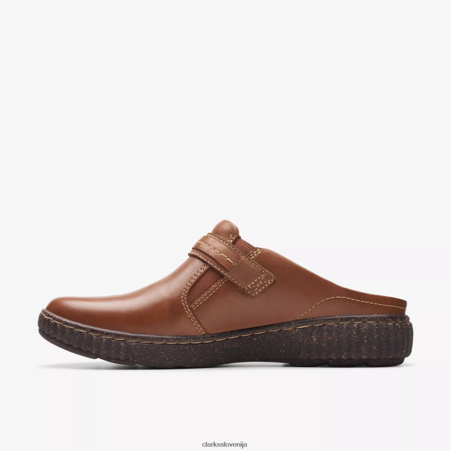 caroline may D0T6P6597 temno rjavo usnje Clarks