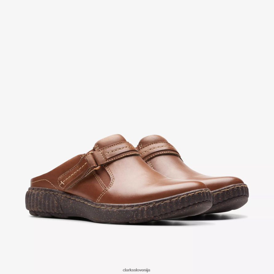 caroline may D0T6P6597 temno rjavo usnje Clarks