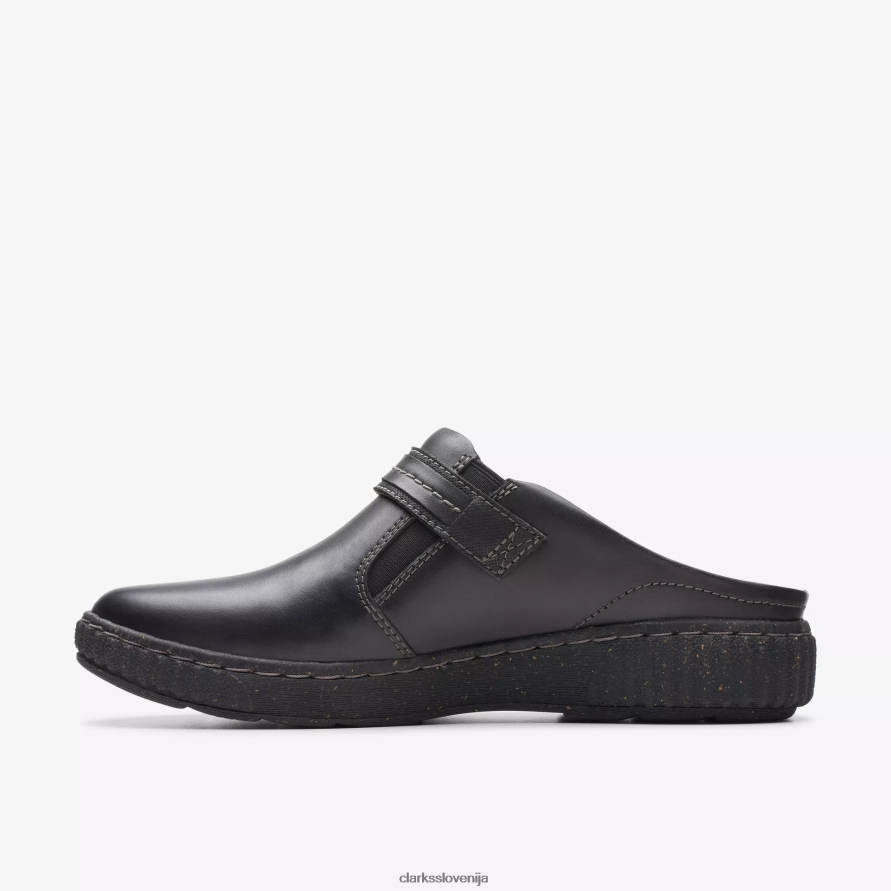 caroline may D0T6P6598 črno usnje Clarks