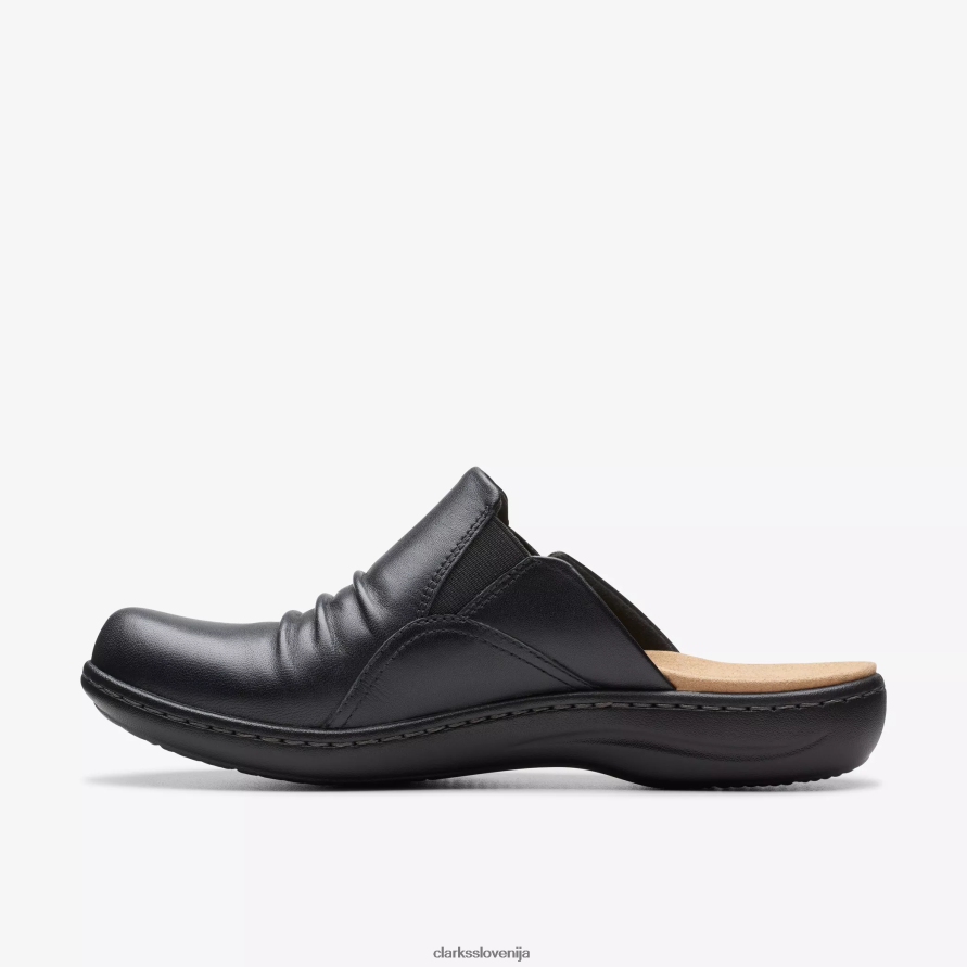 zaliv laurieann D0T6P6595 črno usnje Clarks