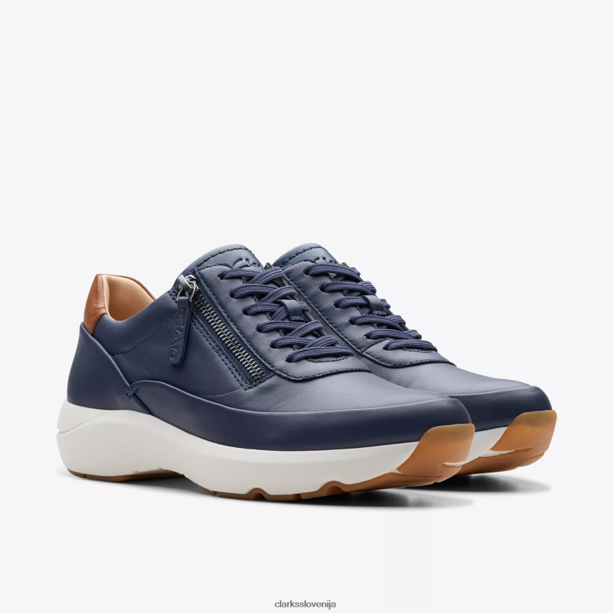 tivoli zip D0T6P6322 mornarsko usnje Clarks