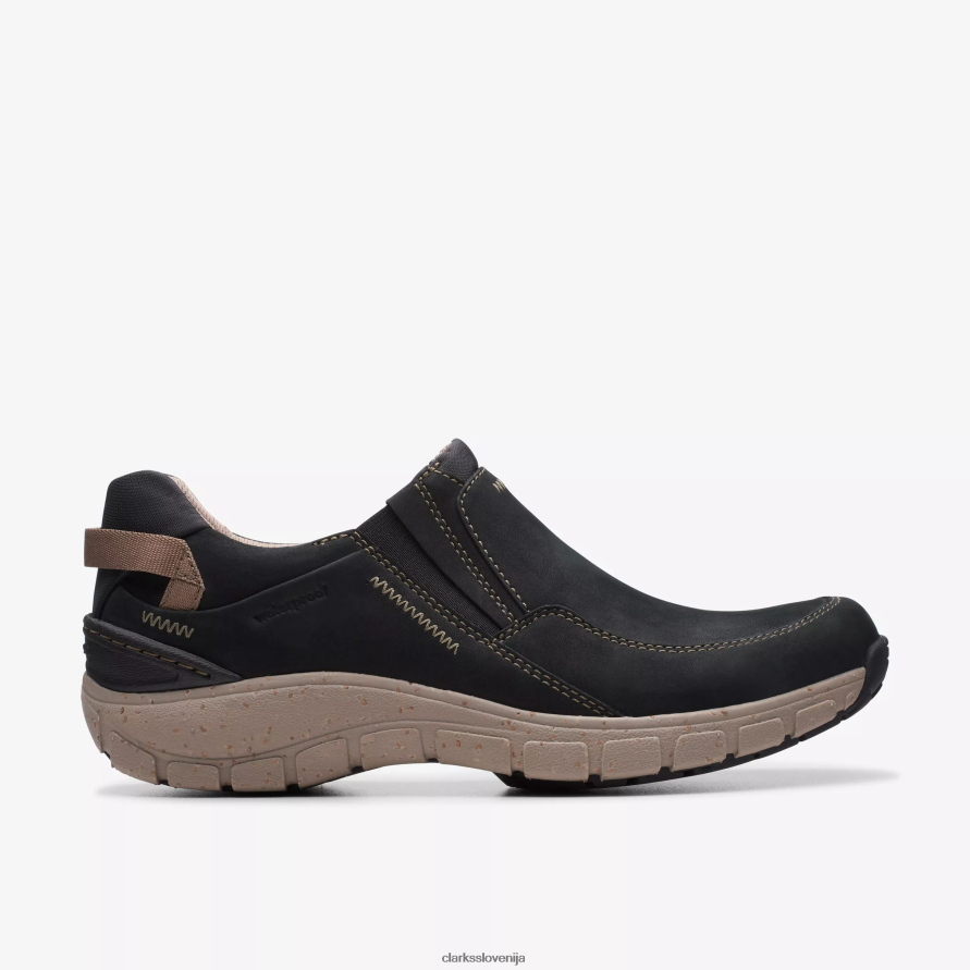 valovni plato D0T6P6340 črni nubuk Clarks