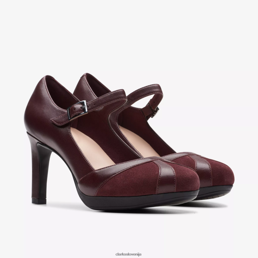 ambyr svetloba D0T6P6534 bordo kombinacija Clarks