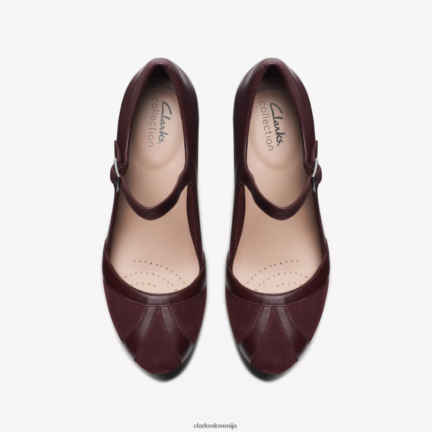 ambyr svetloba D0T6P6534 bordo kombinacija Clarks