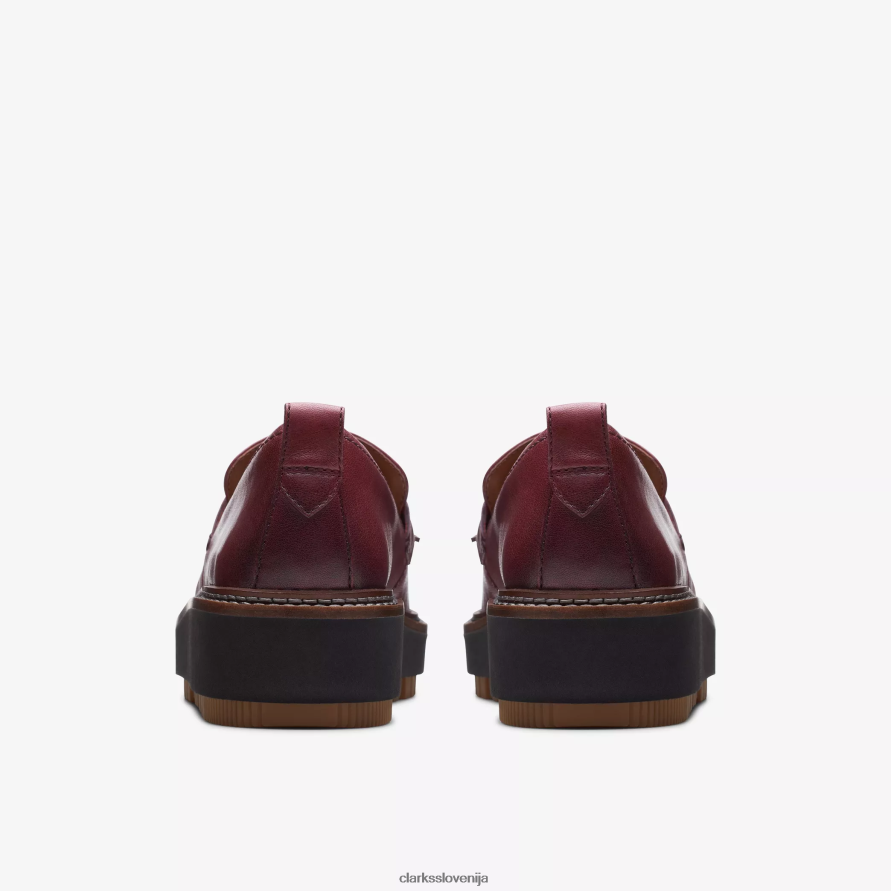 orianna loafer D0T6P6208 bordo usnje Clarks